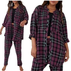 Free People Intimately Plaid Set